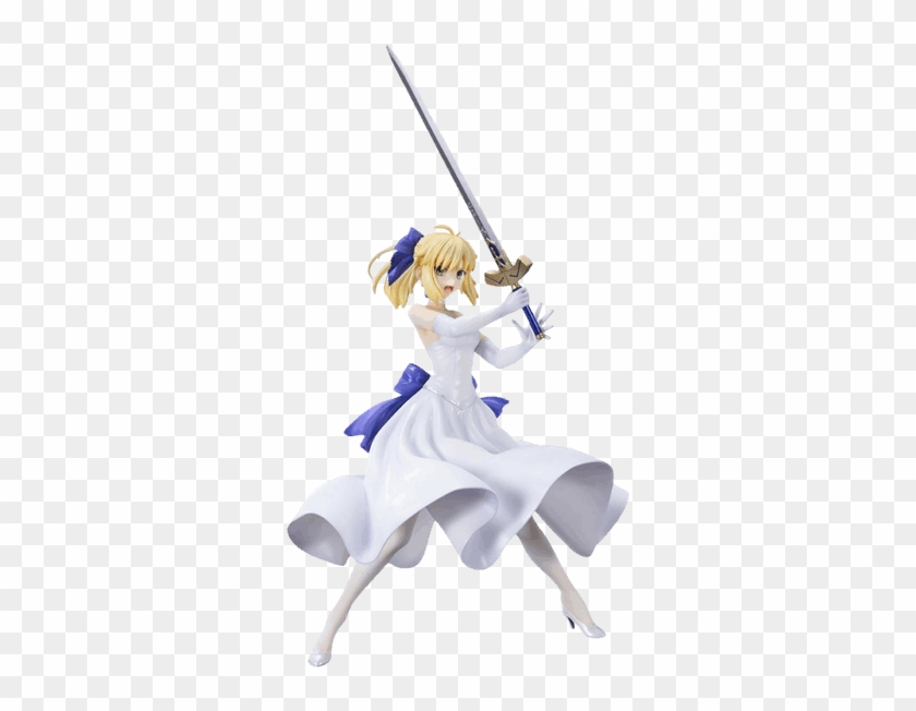 Saber White Dress 1/7 Scale Statue - Fate Saber White Clipart