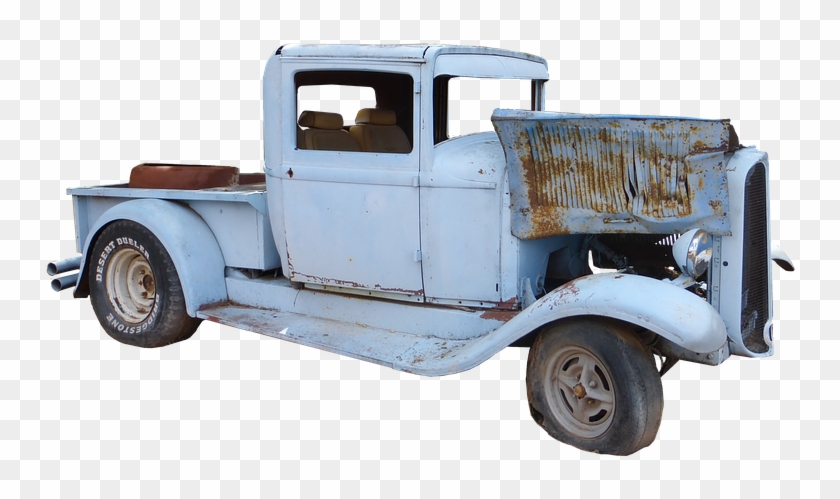 Car, Former, Old, Automobile, Retro, Nostalgia, Rarity - Pickup Truck Clipart #1640845