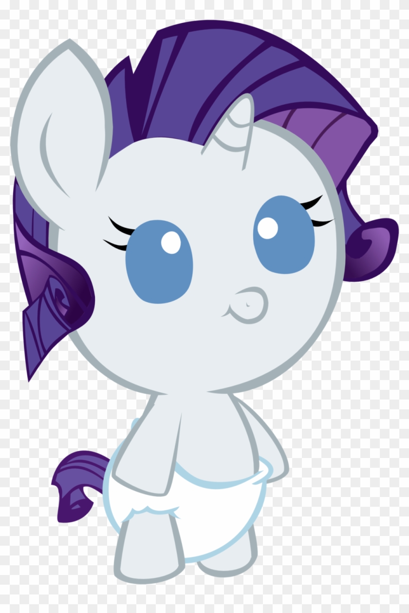 Cute Rarity Foal 3 By Megarainbowdash2000 Cute Rarity - Cuteness Clipart