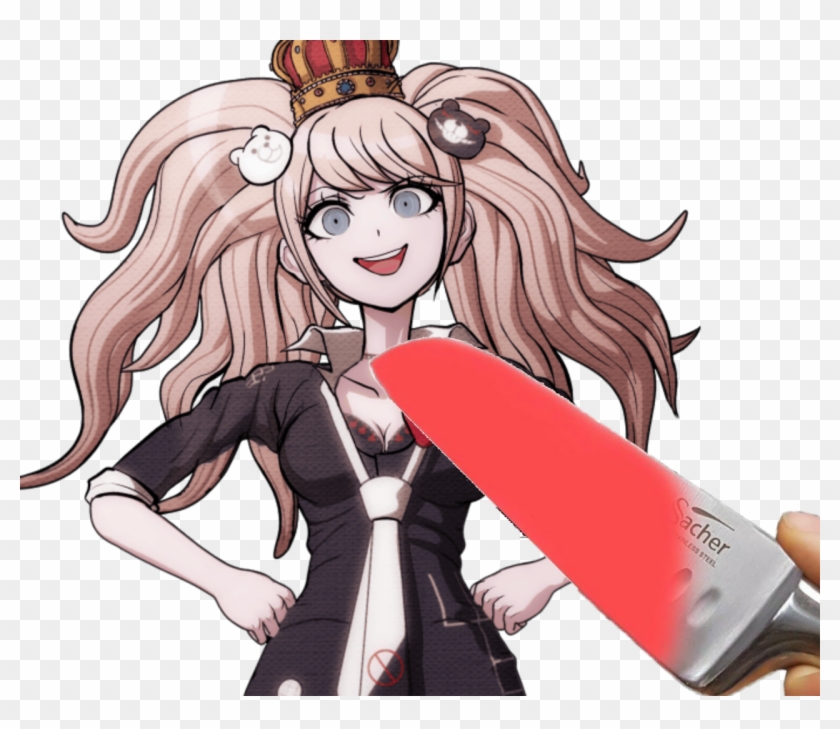 1,000 Degree Knife Vs - Danganronpa Junko Enoshima Sprites Clipart #1641113