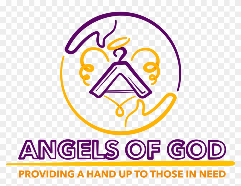 Logo Design By Emarq/printf For Angels Of God Clothing - Circle Clipart