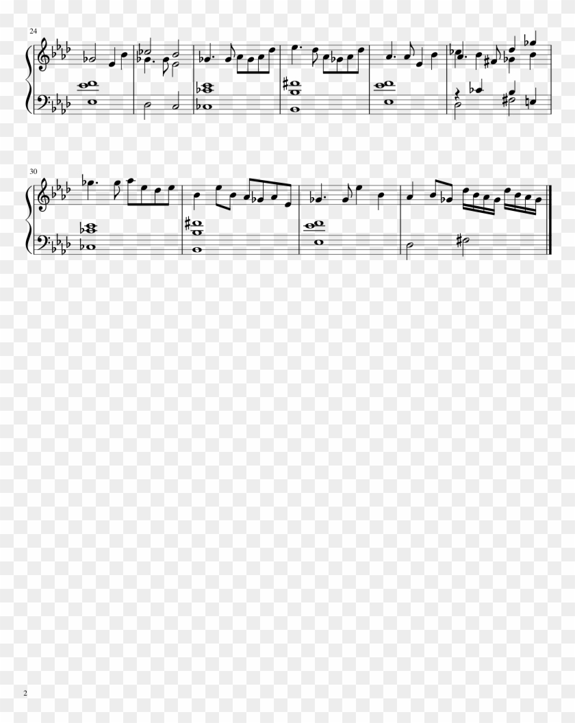 H3h3 Ending Sheet Music Composed By Composition By - H3h3 Theme Piano Sheet Music Clipart