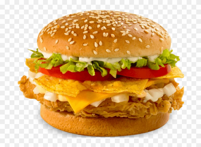 Spicy Paneer Burger - Veg Cheese Burger Clipart #1641608