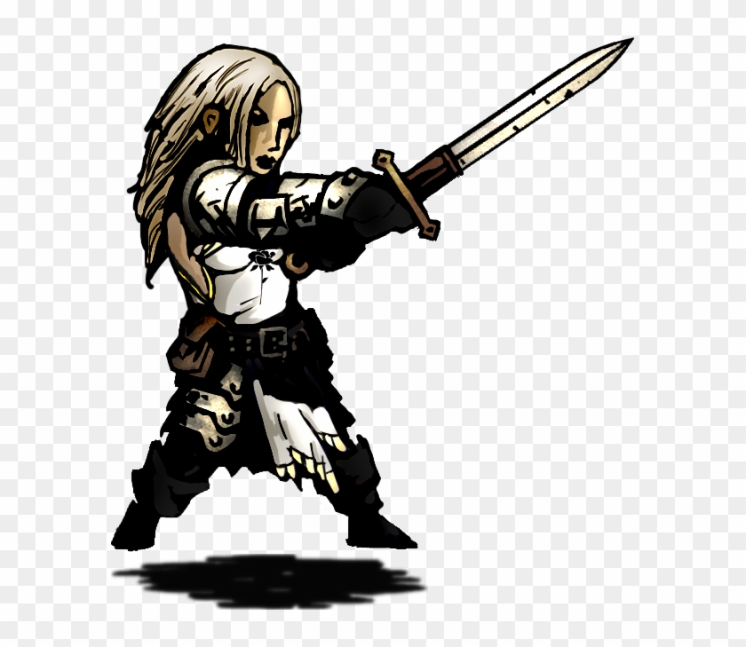 Warhammer Clipart Paladin - Darkest Dungeon Crusader Sprite - Png Download