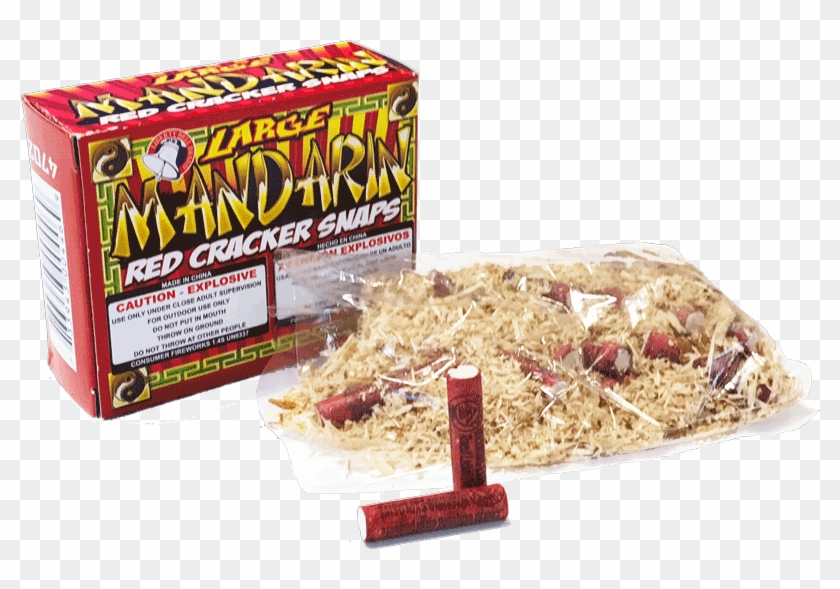 Mandarin Red Cracker - Mandarin Red Cracker Snaps Clipart
