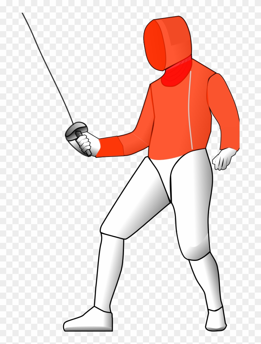 Fencing Saber Valid Surfaces - Sabre Fencing Target Area Clipart #1642029
