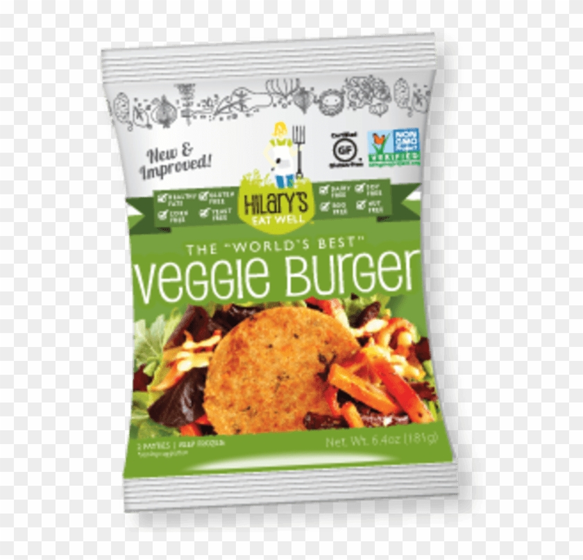 This Millet And Quinoa Based Patty Was Defined By Its - Hilary's Eat Well Hamburgers Végé Clipart #1642438