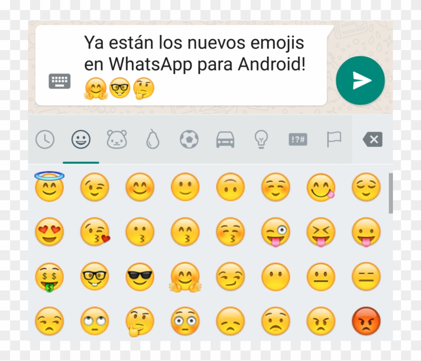 Los Nuevos Emojis De Whatsapp Ya Están Disponibles - Emoji Clipart