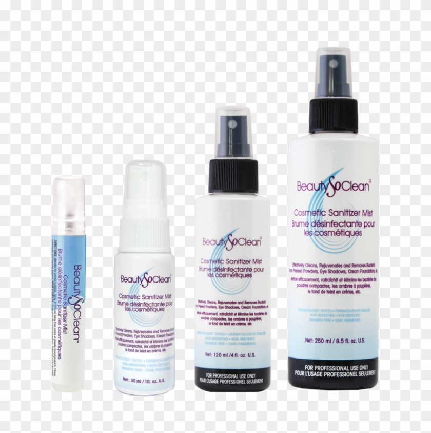 Removes Bacteria And Germs On Powder Based Products - Beauty So Clean Cosmetic Sanitizer Mist Clipart