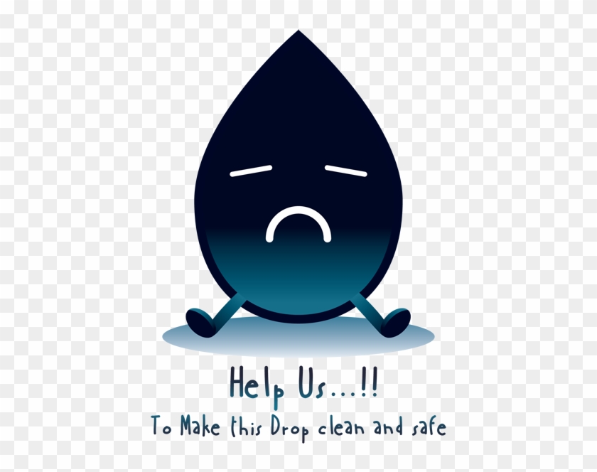 Save Water With Us - Illustration Clipart