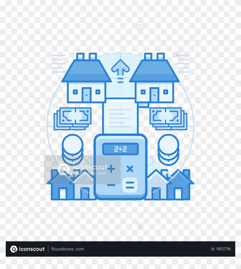 Home Loan Calculation Illustration Clipart #1643155