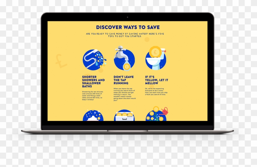 Micro-site - Innovative Water Saving Tips Clipart