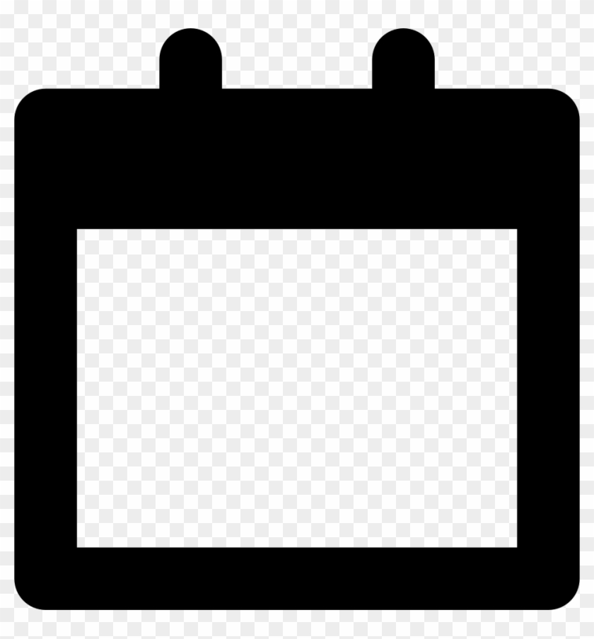 Calendar Empty Page Symbol Comments - Empty Calendar Symbol Clipart