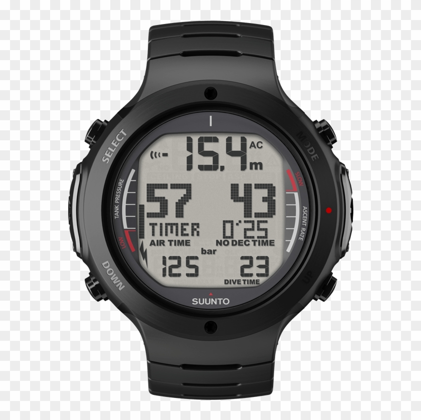 All Black Steel - Suunto D6i Novo Black Clipart