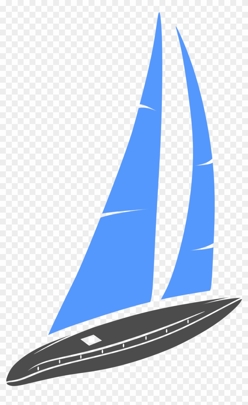 Sail Boat Vector Logo Template - Velero Logo Clipart #1644048