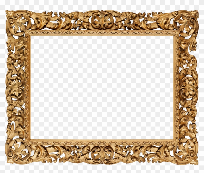 Gold Frame Wallpaper Hq - Багетная Рамка Пнг Clipart