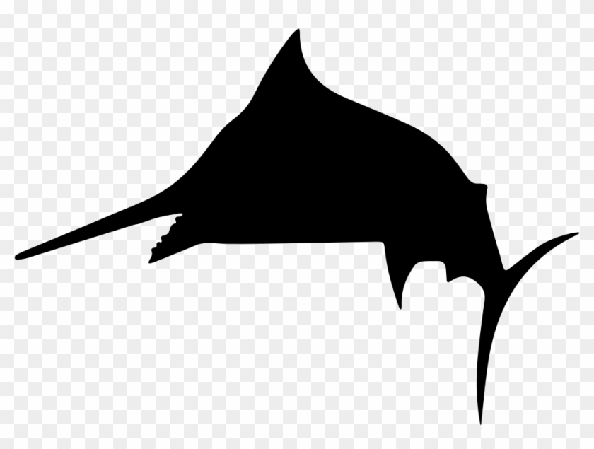 Fish Silhouette Comments - Marlin Silhouette Transparent Background Clipart