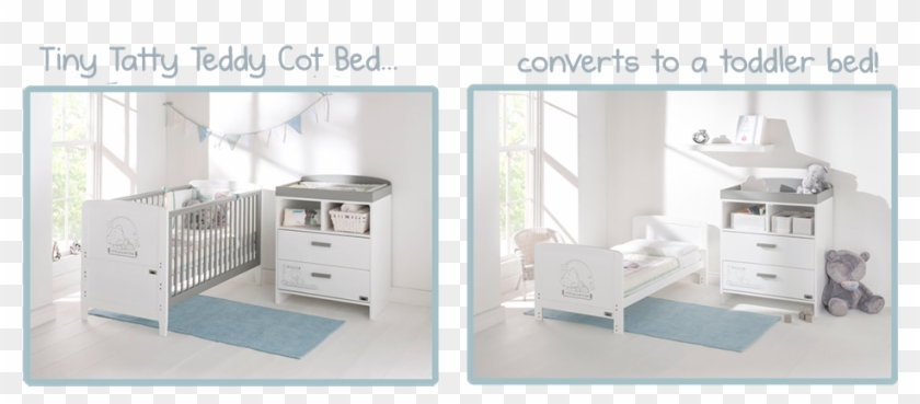 Tiny Tatty Teddy Cot Bed - Cabinetry Clipart