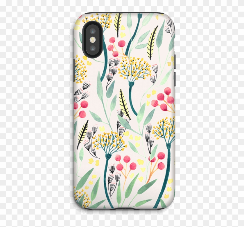 Summer Floral Pattern Case Iphone X Tough - Iphone Clipart #1644582