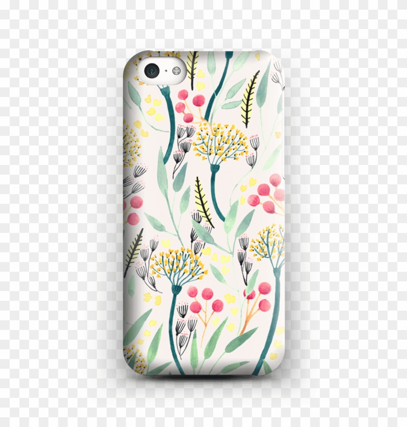 Summer Floral Pattern Case Iphone 5c - Mobile Phone Case Clipart #1644620