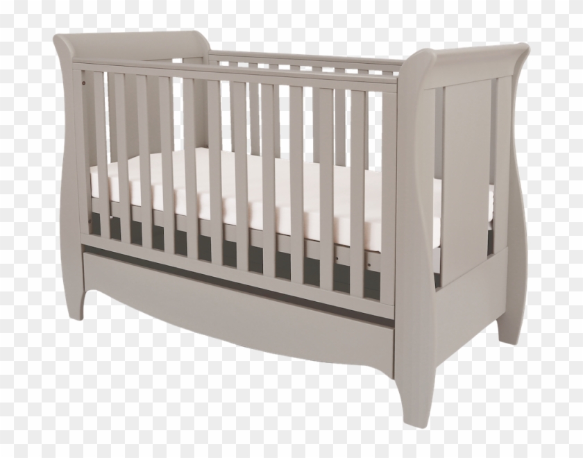 Roma Space Saver Cot Bed Truffle Grey 1 - Tutti Bambini Clipart #1644706