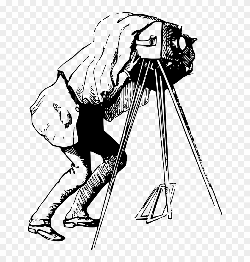 Clip Art Freeuse Download Clipart Photographer - Vintage Photographer - Png Download #1644739