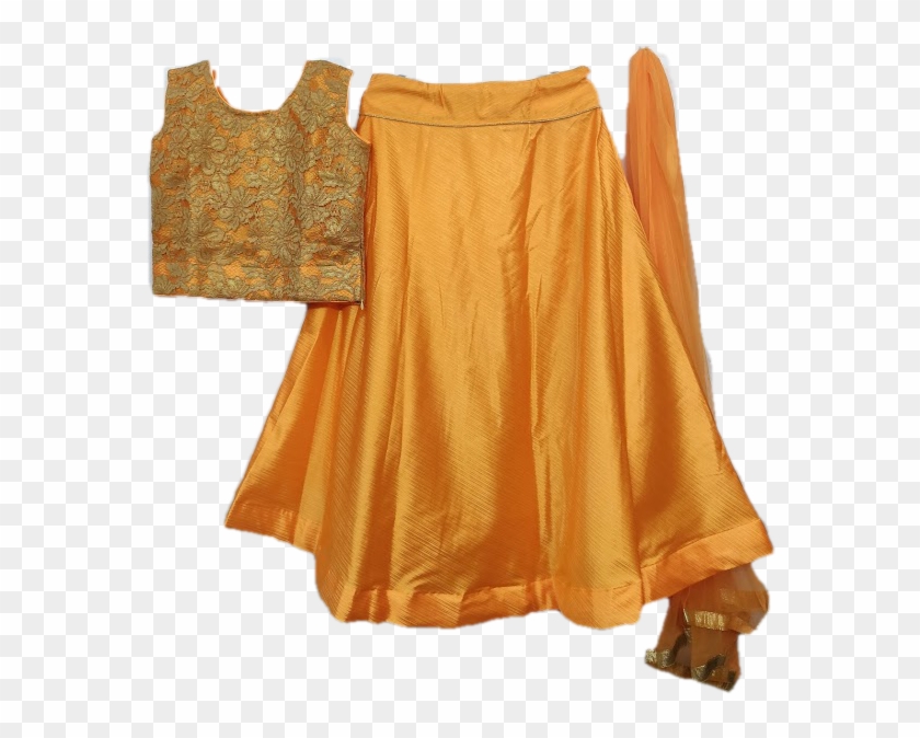 Sreca Girls Lehenga With Lace Work Choli - Miniskirt Clipart #1644875