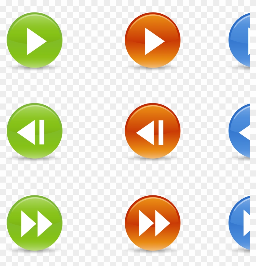 Computer Icons Hamburger Button Symbol Download - Buttons Symbols Clipart #1644999