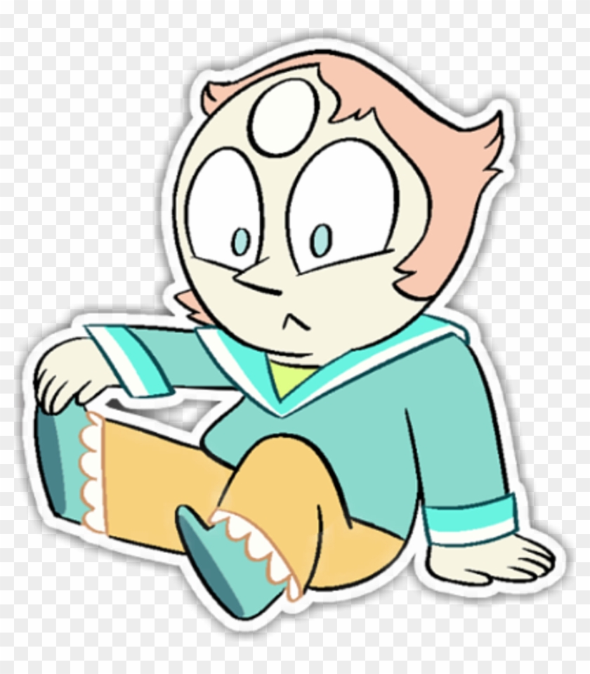 Classroom Gems Baby Pearl Sticker - Baby Pearl Steven Universe Clipart #1645131