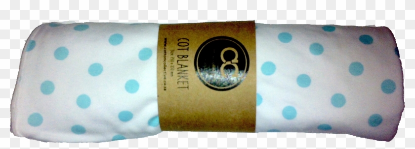 Cotton Collective Blue Polka Dot Cot Blanket Clipart #1645133
