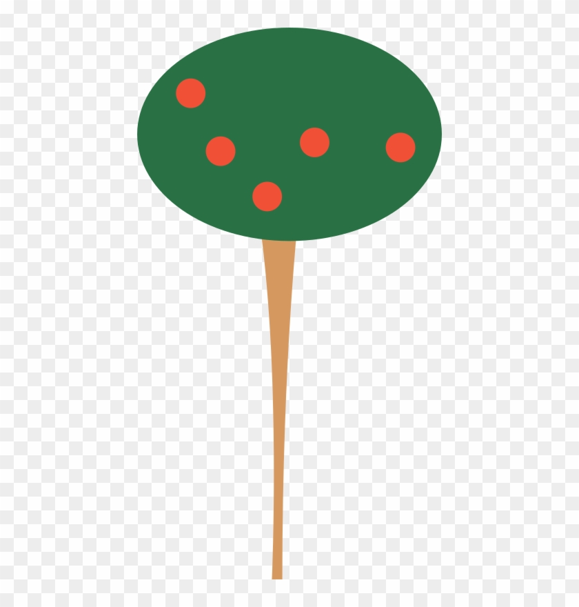 Tree Clump Clipart Icon Png - Tall Apple Tree Clipart Transparent Png #1645289