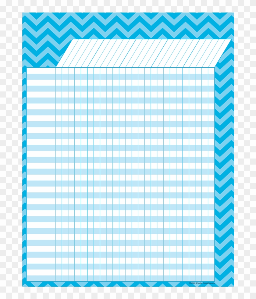 Tcr7582 Aqua Chevron Incentive Chart Image - Sims 4 Red Carpet Backdrop Clipart