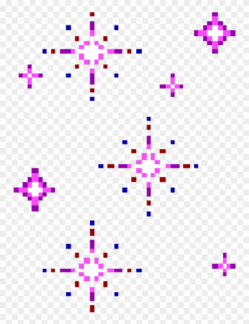 Stars Sticker - 8 Bit Sparkle Gif Clipart