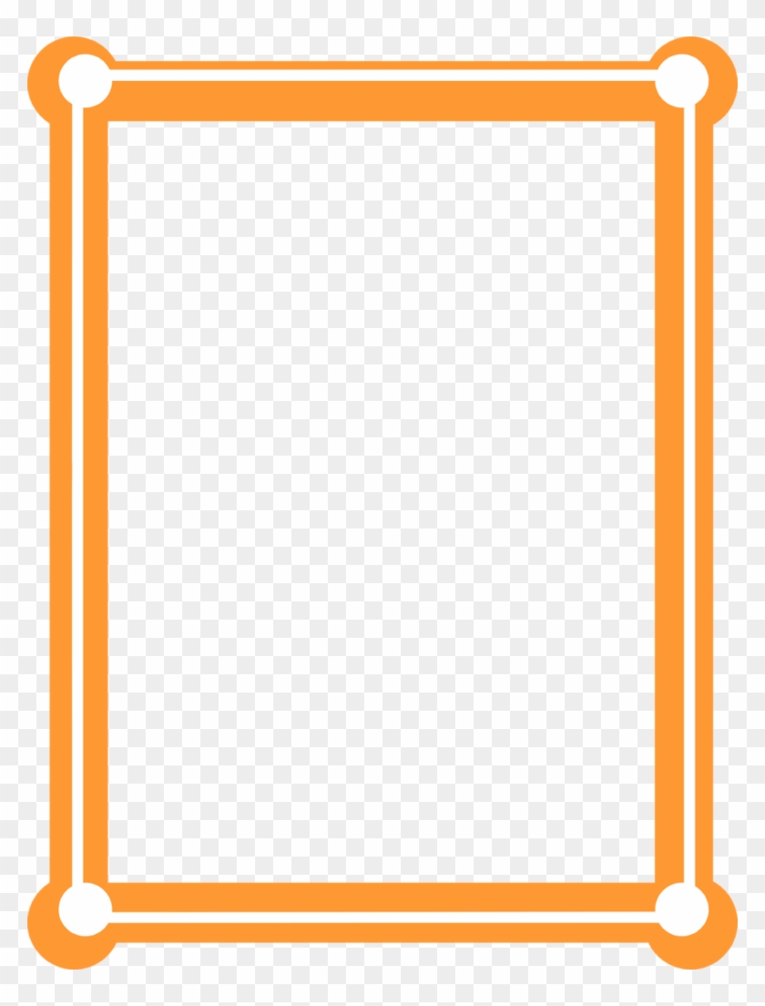 Orange Border Frame Png Picture - Orange Borders And Frames Clipart
