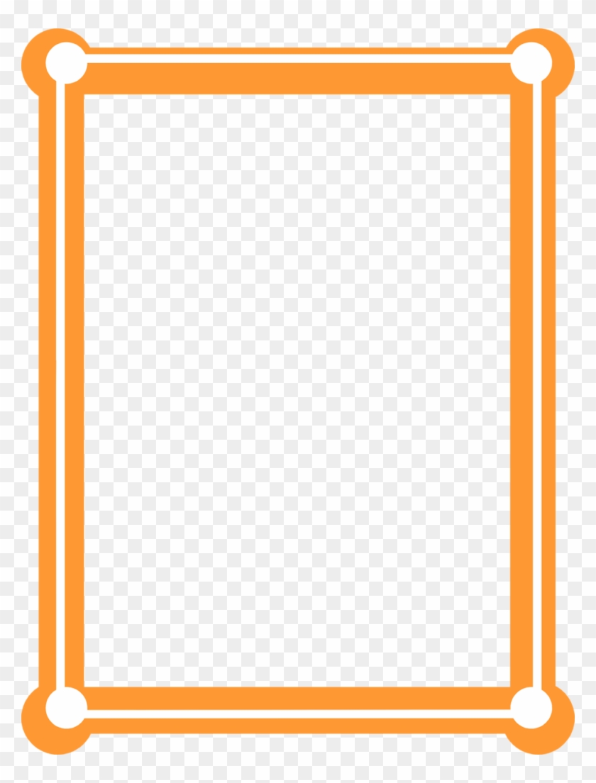 Orange Border Frame Png Picture - Orange Borders And Frames Clipart