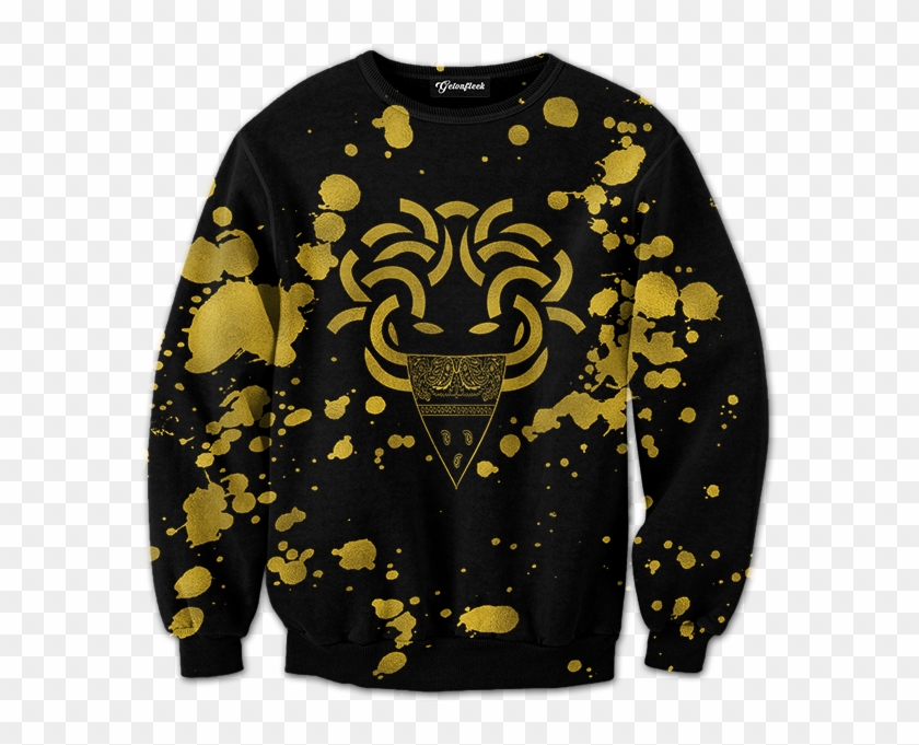 Medusa Gold Print Crewneck - Cute Lumpy Space Princess Clipart