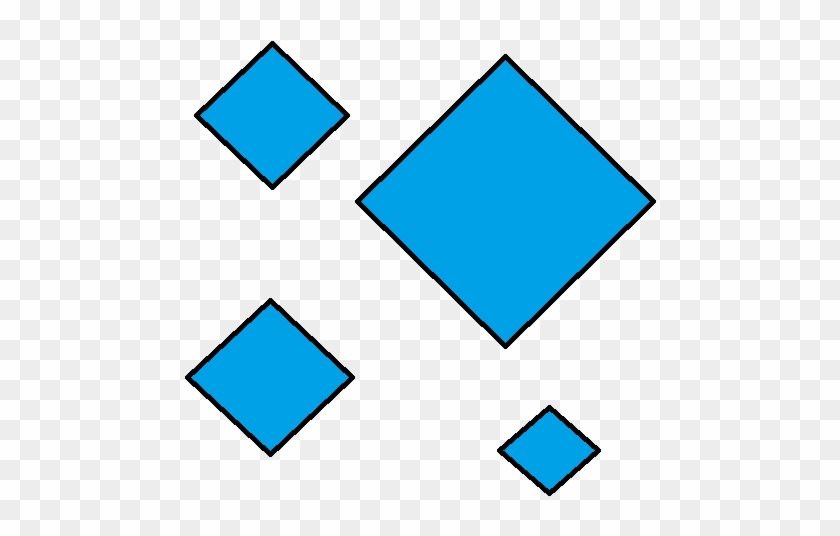 Blue Diamonds With Transparent Background - Ballyvaughan Clipart