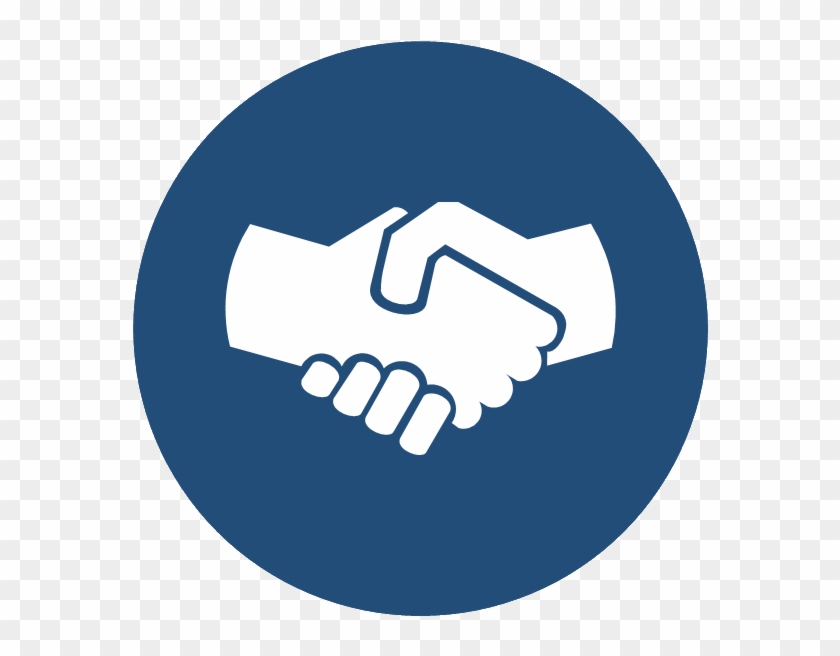 Handshake - Handshake Circle Icon Png Clipart