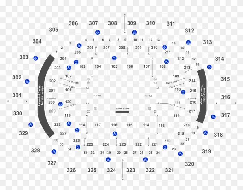 Oklahoma City Thunder Vs Memphis Grizzlies Tickets - Chesapeake Energy Arena Gates Clipart