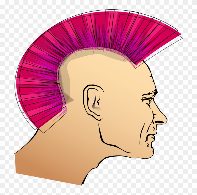 Punk Rock Subculture Drawing Free Commercial - Punk Rock Clip Art - Png Download