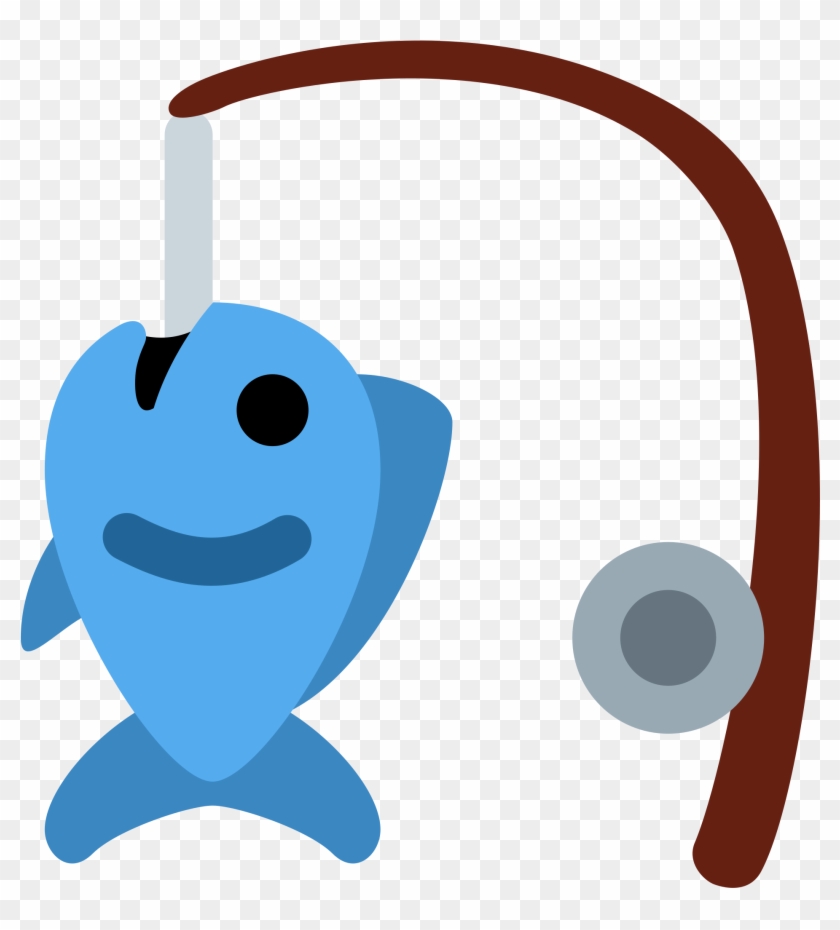 Fishing Pole With Fish Localbrush - Fishing Rod With Fish Cartoon Clipart