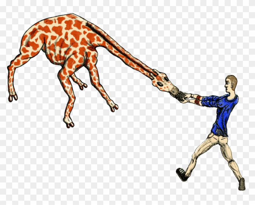 Tug O War - Giraffe Clipart #1646815