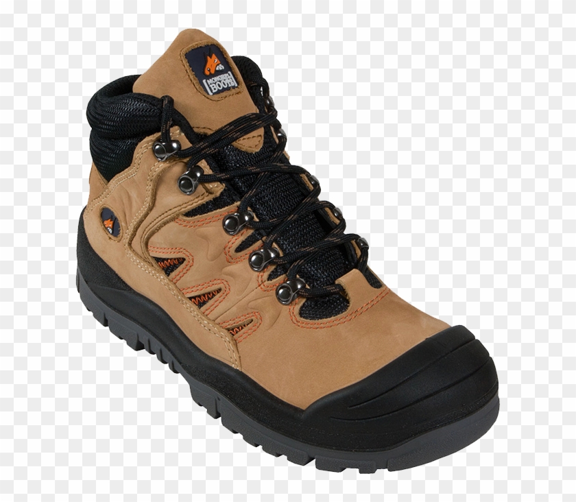 Tan Hiker Boot - Hiking Shoe Clipart
