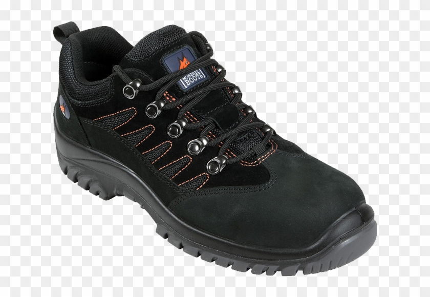Black Hiker Shoe - Mongrel 390080 Clipart