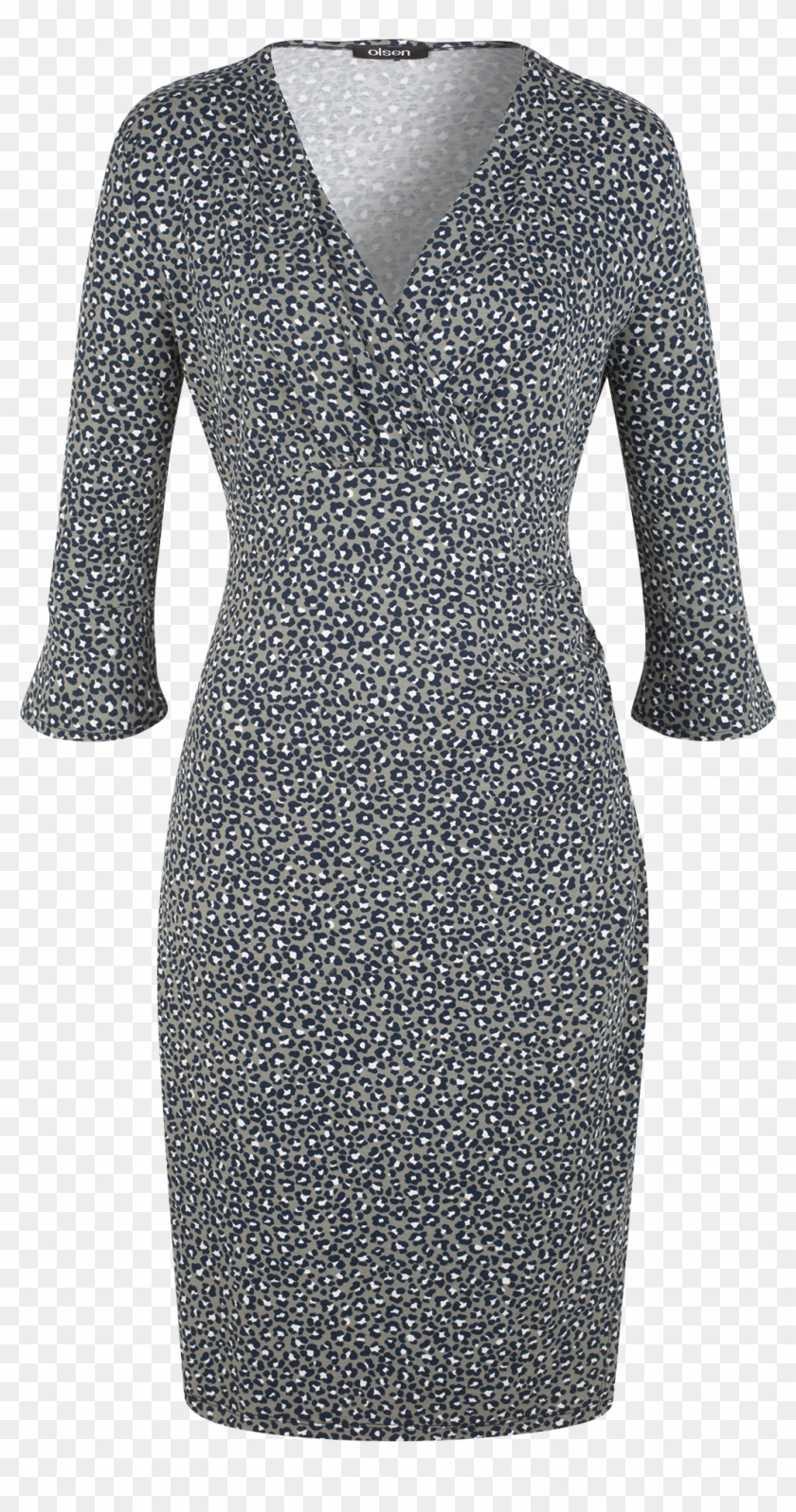 Dress Leopard Print - Day Dress Clipart #1647462