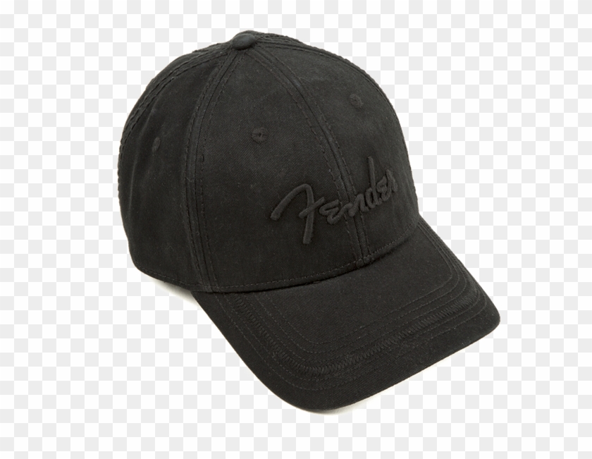 Fender® Blackout Baseball Hat With Fender®logo, One - Baseball Cap Clipart