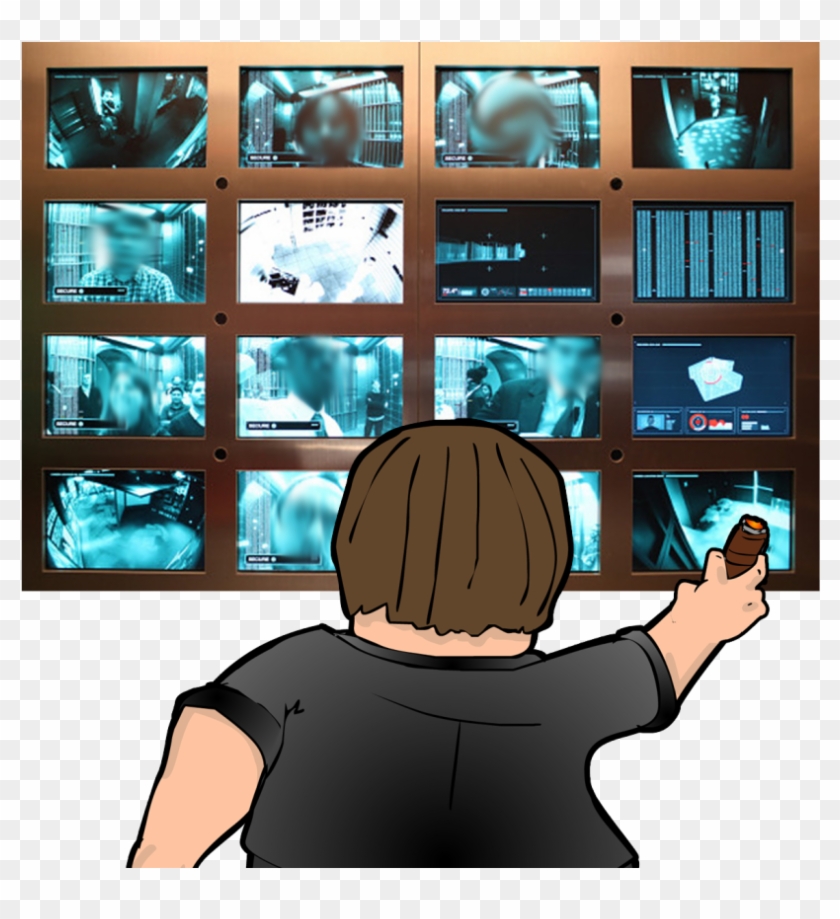 Richard Monitor - Wall Of Security Monitors Clipart #1648086