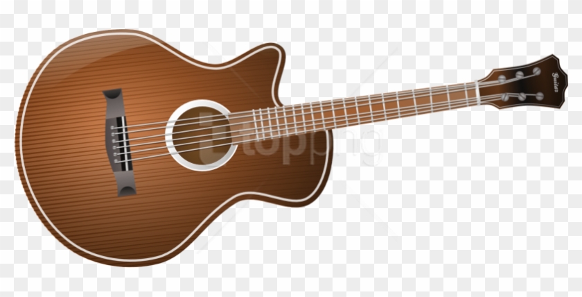 Free Png Download Acoustic Classic Guitar Clipart Png - Vector Guitar Transparent Png #1648547