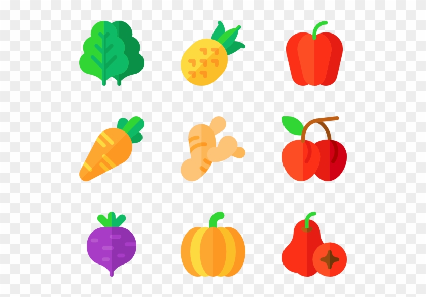 Fruits And Vegetables - Fruit Icon Png Clipart