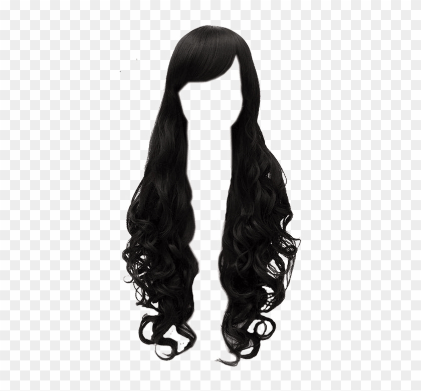 Black Hair Png Photo - Black Hair Wig Transparent Clipart #1649419